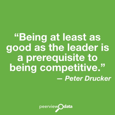 Drucker on benchmarking